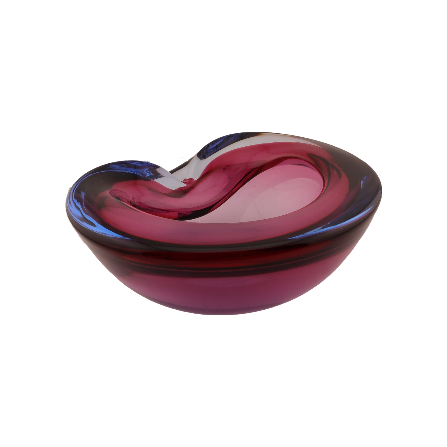 Mid-Century Murano Sommerso Catchall/Ashtray