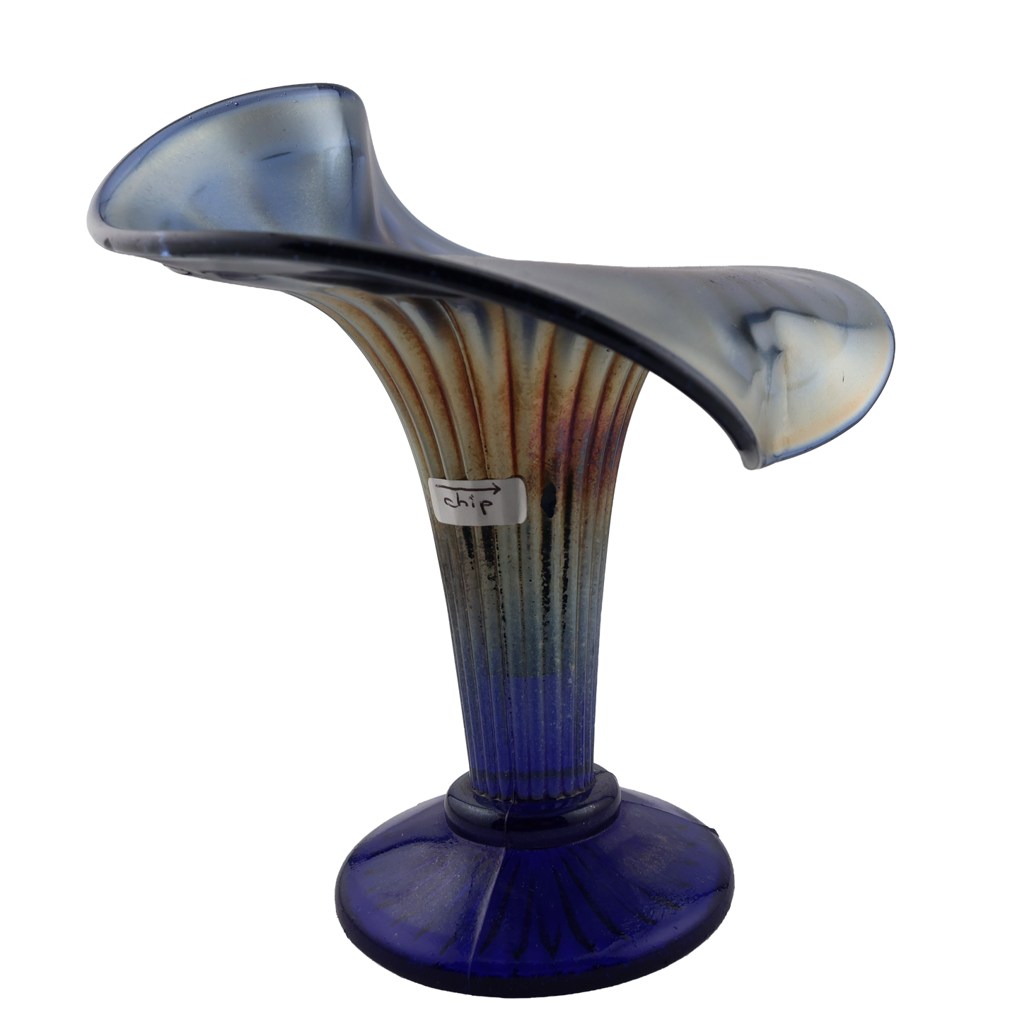 Vintage Jack in the Pulpit Art Glass Vase