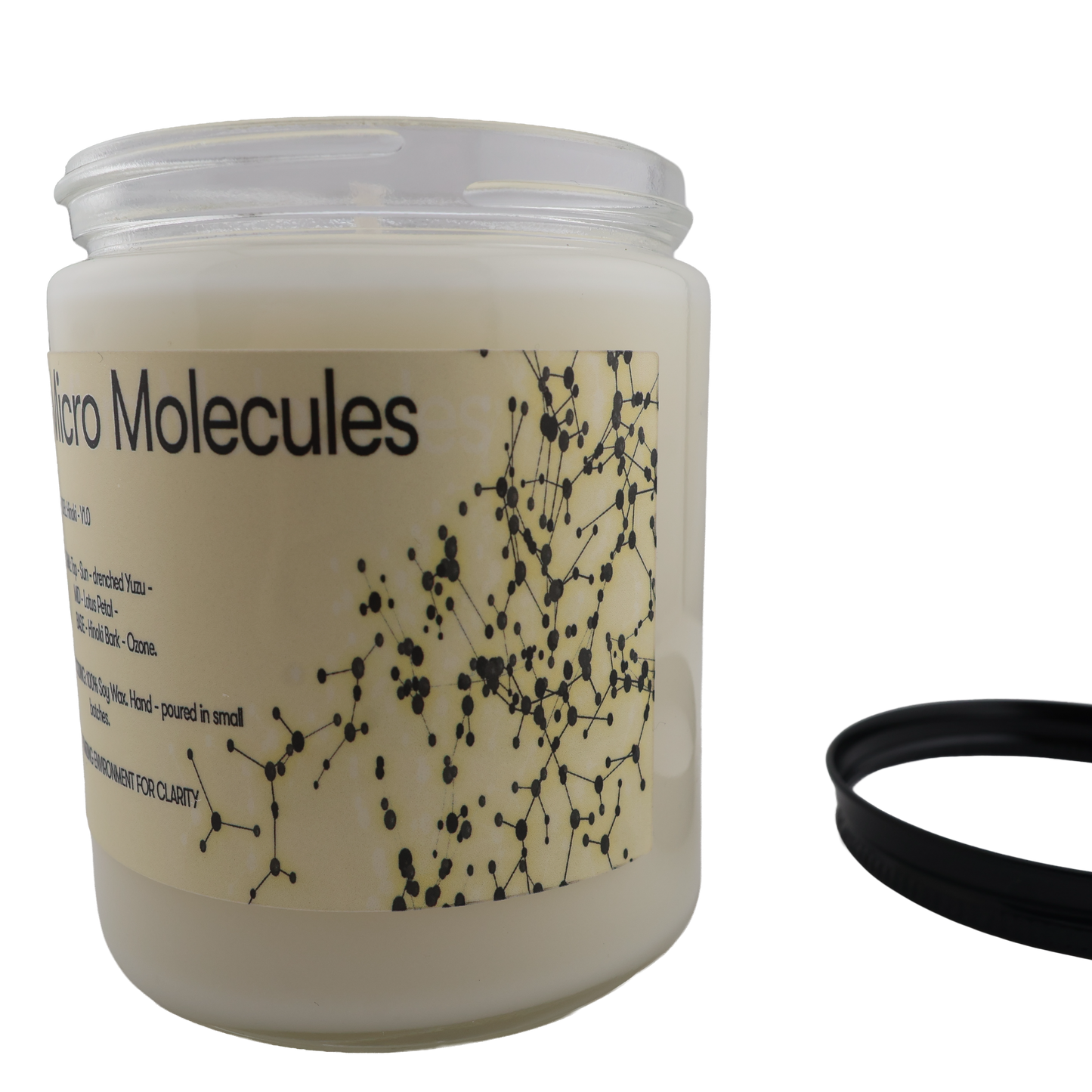 Micro Molecules Candle - Hinoki and Yuzu Blossoms 8oz
