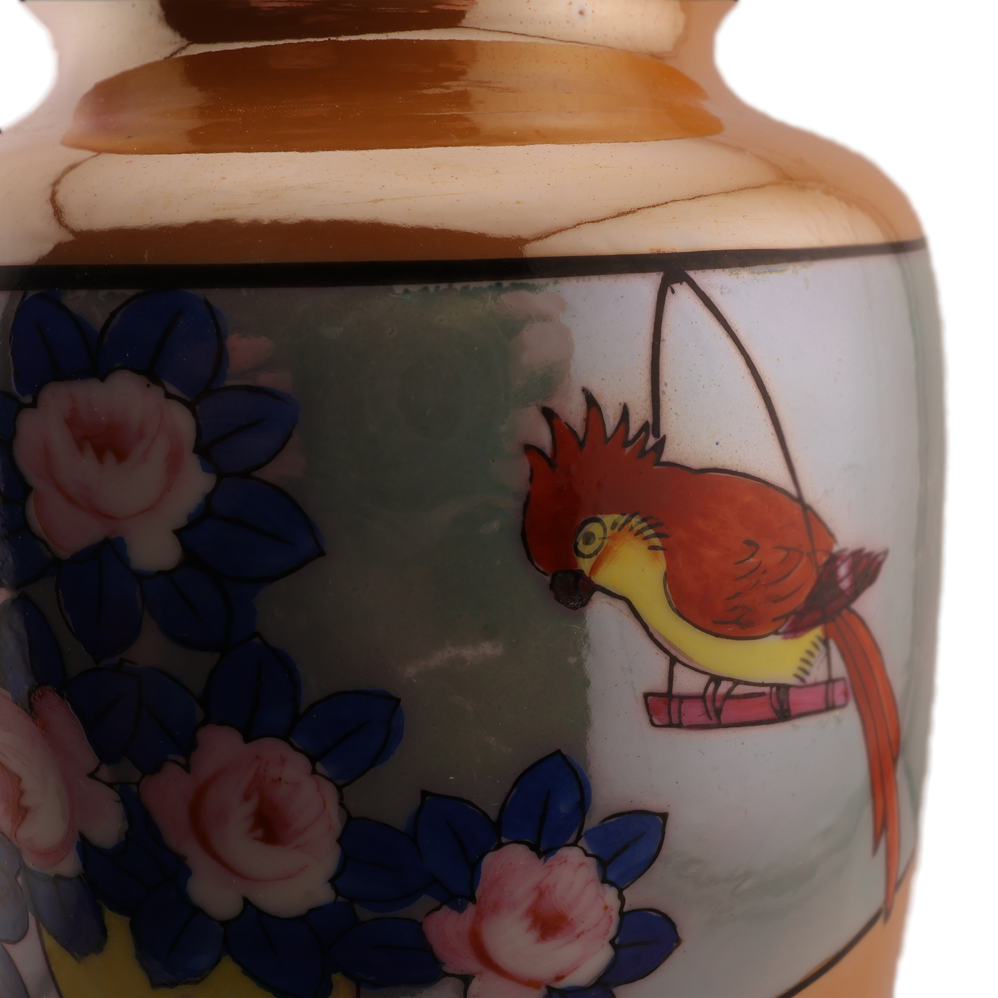 Vintage Japanese Lusterware Vase