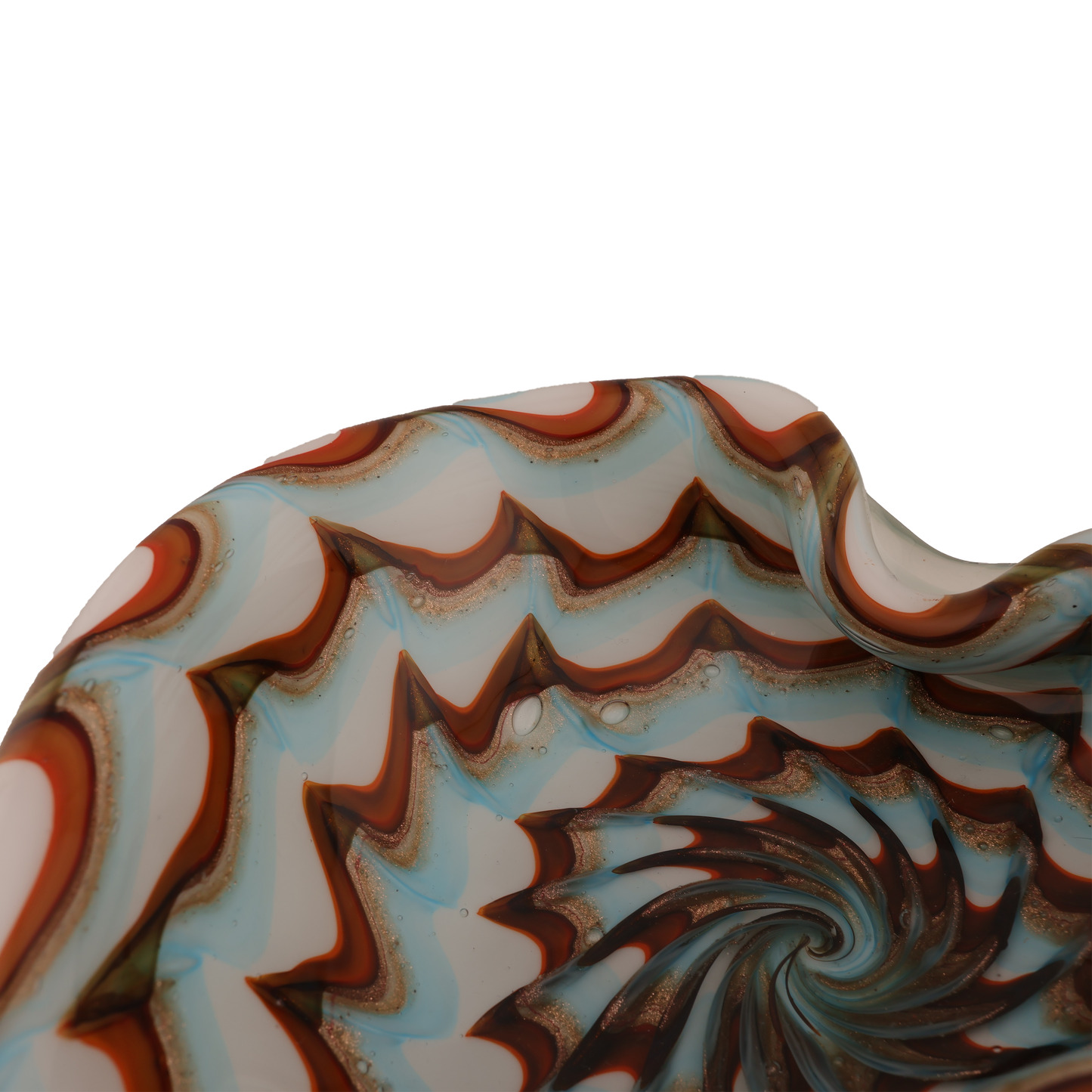 Mid-Century Murano Aventurine Ashtray/Catchall