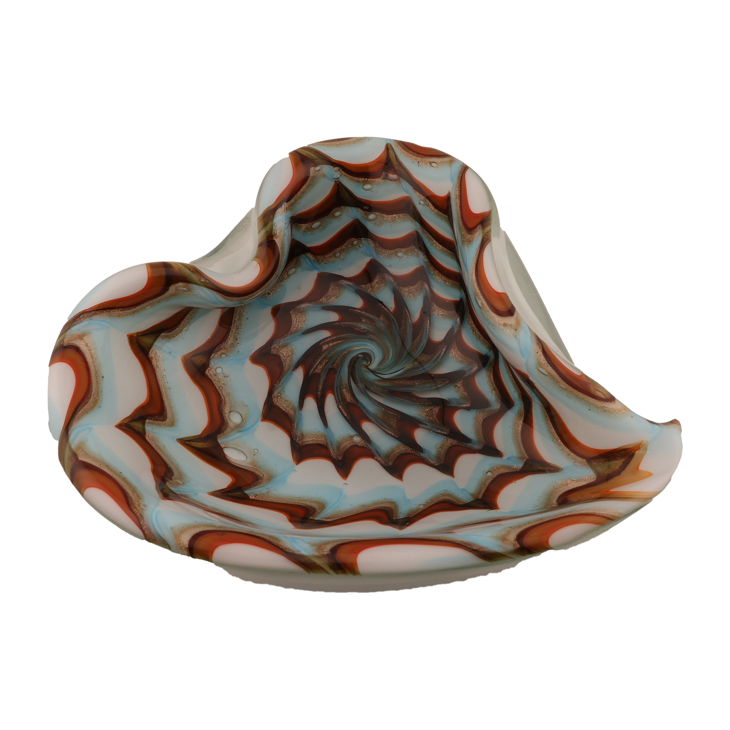 Mid-Century Murano Aventurine Ashtray/Catchall