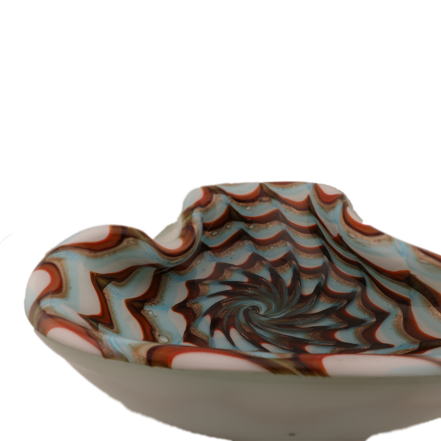 Mid-Century Murano Aventurine Ashtray/Catchall