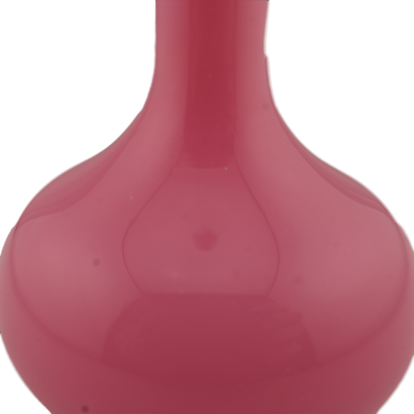 Vintage Bohemian Pink Opaline Glass Vase