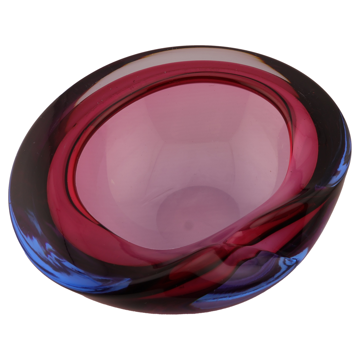 Mid-Century Murano Sommerso Catchall/Ashtray