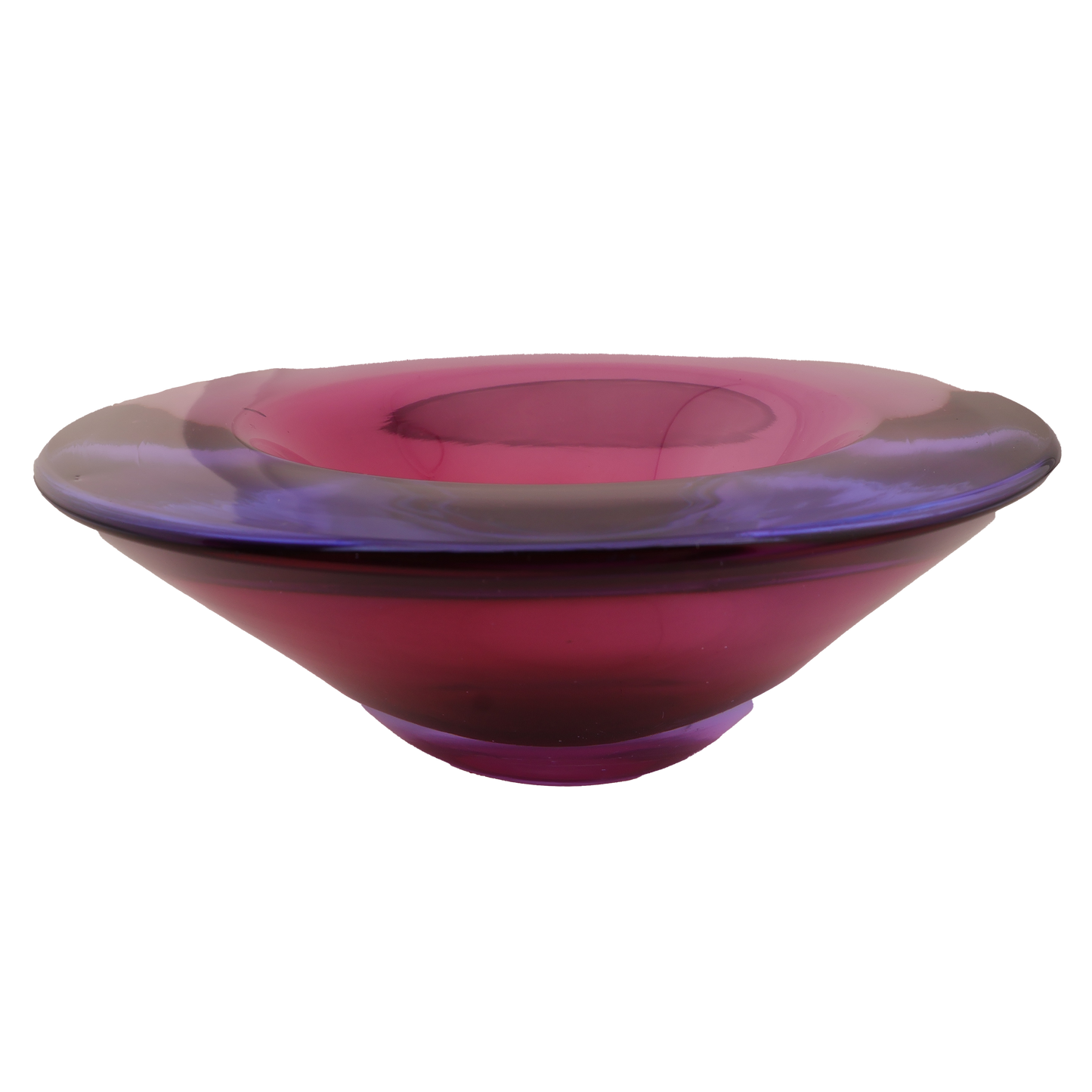 Mid-Century Murano Sommerso Glass Bowl