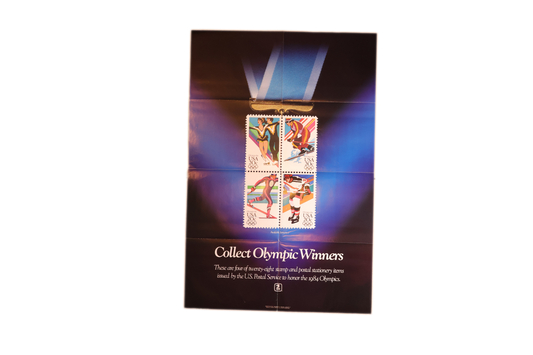 1984 Olympics Stamp Poster 23”x35”